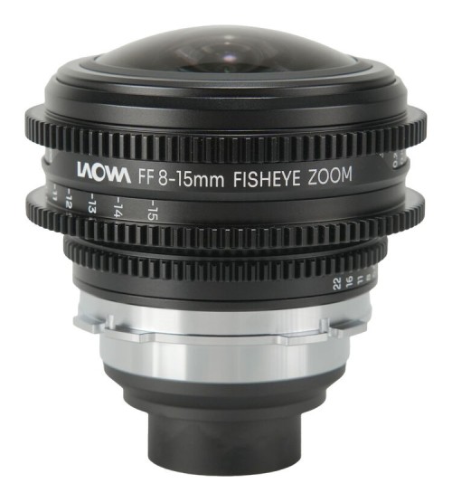 Venus Optics Laowa 8-15mm T2.9 FF Zoom Fisheye Cine Lens (ARRI PL) Venus Optics Laowa 8-15mm T2.9 FF Zoom Fisheye Cine Lens (ARRI PL)